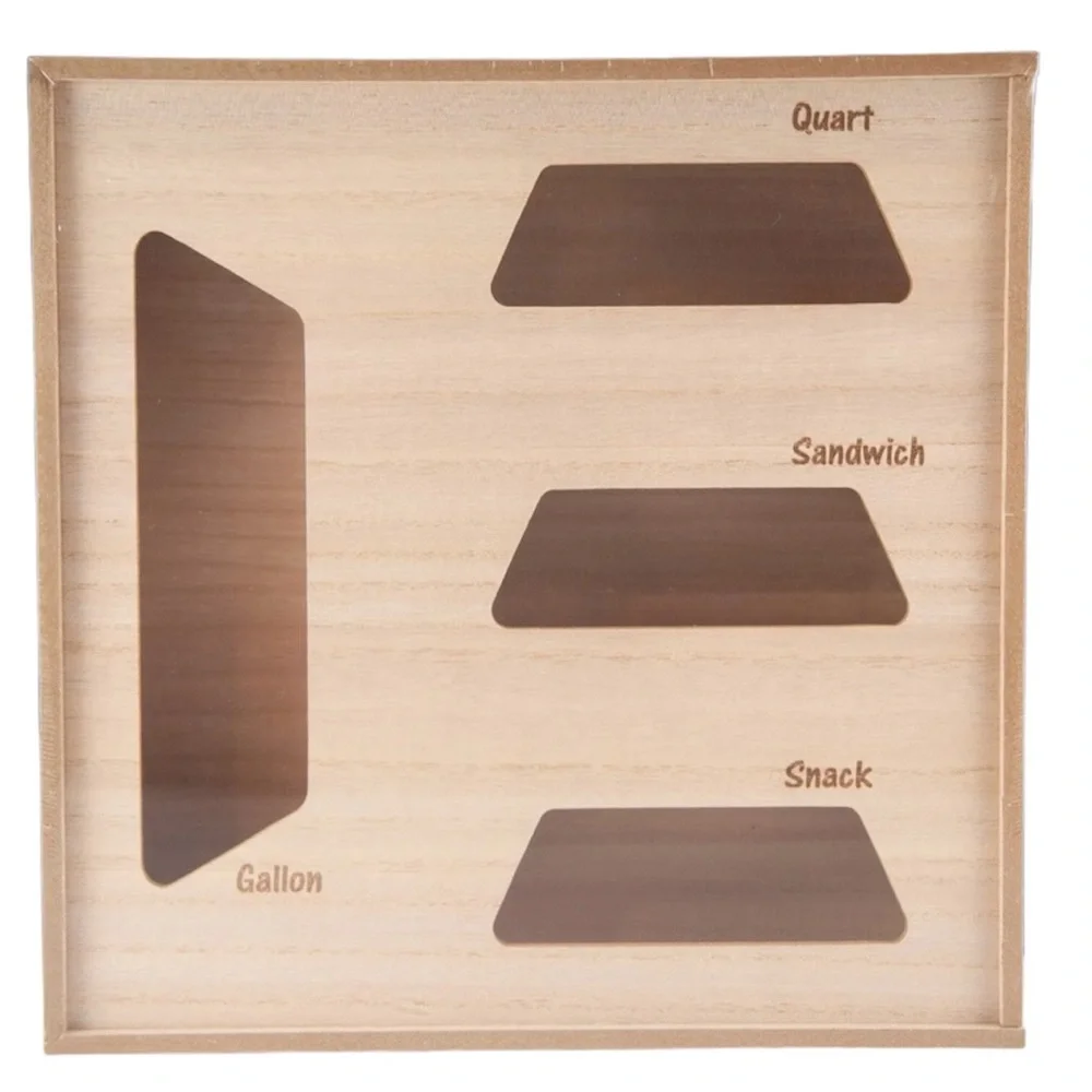 Target 🎯 Wood Food Storage Ziplock Bag Organizer